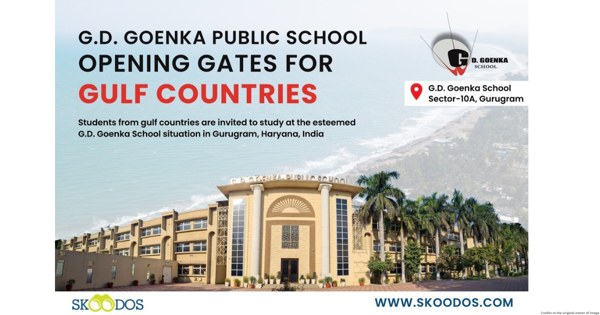 Gulf students now welcome in India: New Initiative by GD Goenka, Sector 10, Gurgaon.